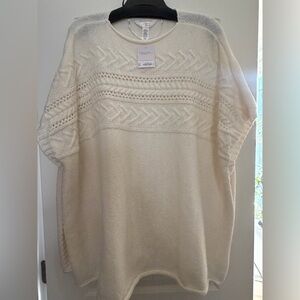 LC Lauren Conrad Cream Knit Sweater